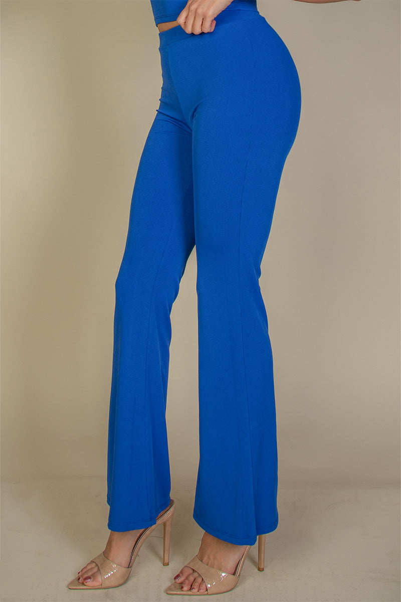 High Waisted Flare Pants (CAPELLA)