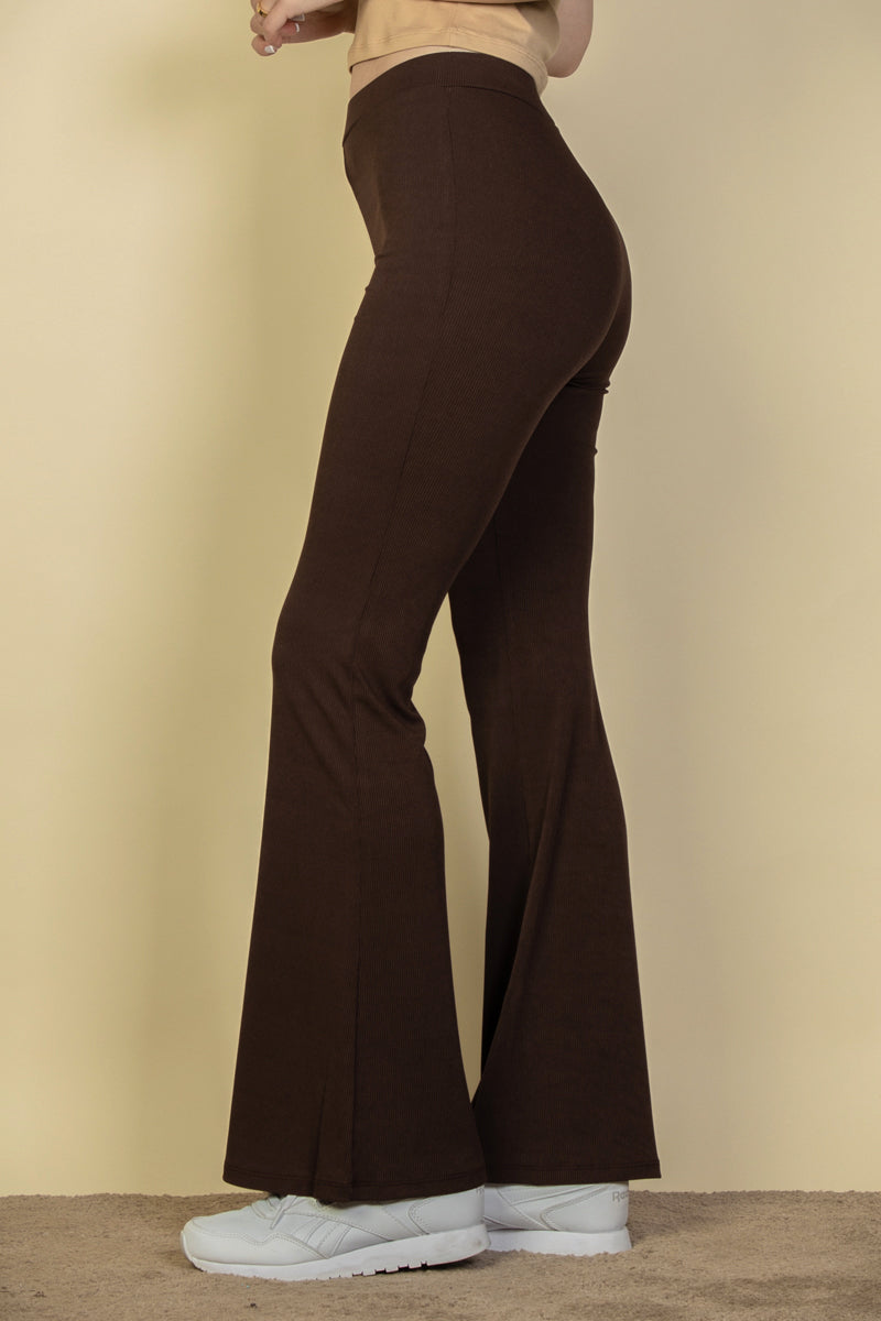 High Waisted Flare Pants - Capella Apparel