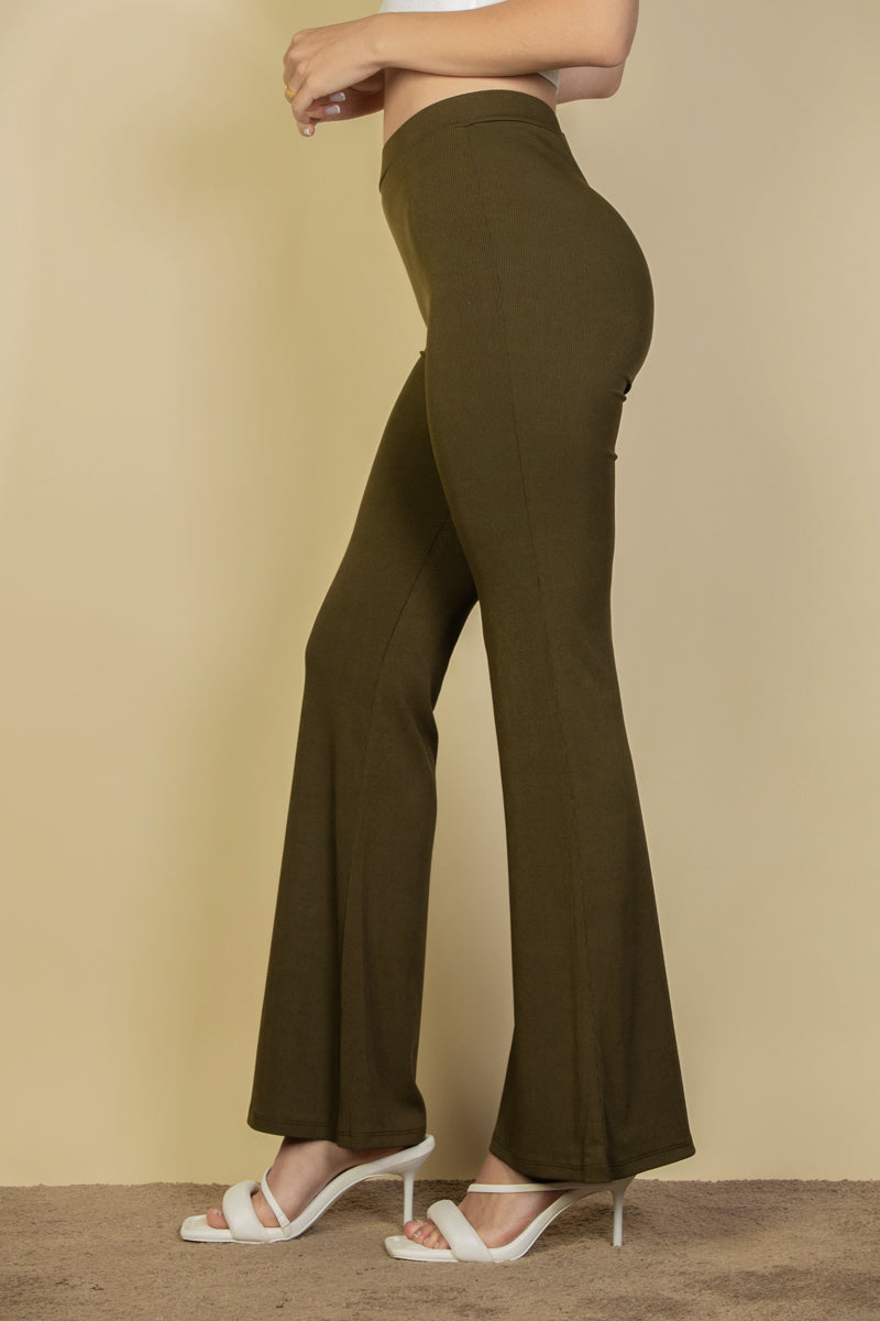 High Waisted Flare Pants - Capella Apparel