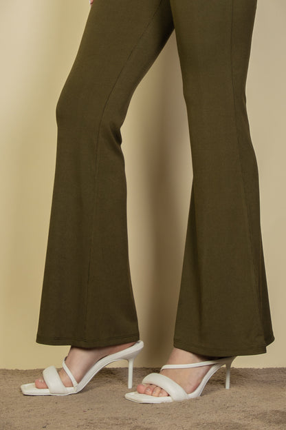 High Waisted Flare Pants - Capella Apparel