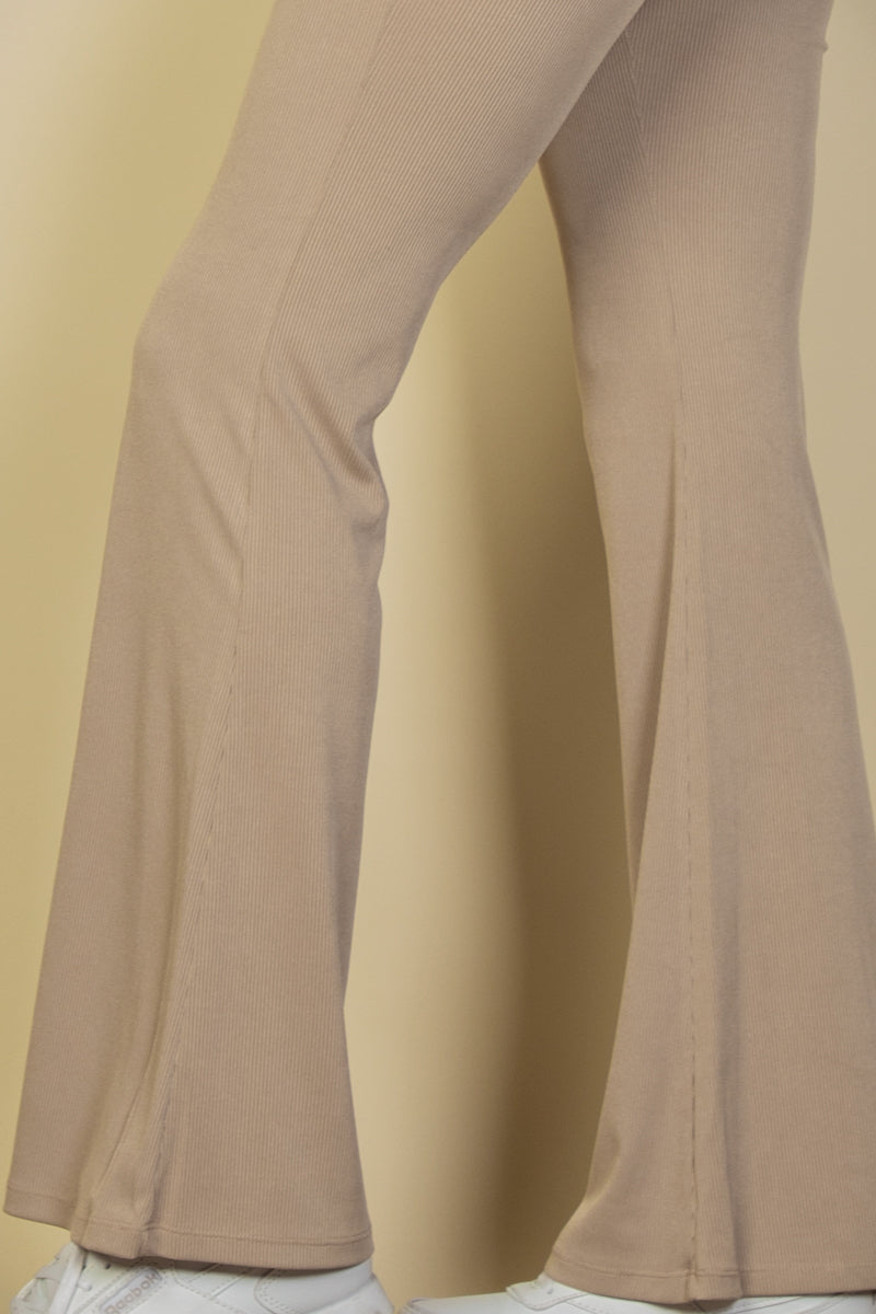 High Waisted Flare Pants - Capella Apparel