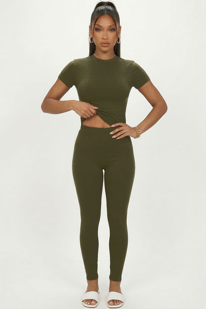 Basic Solid Leggings