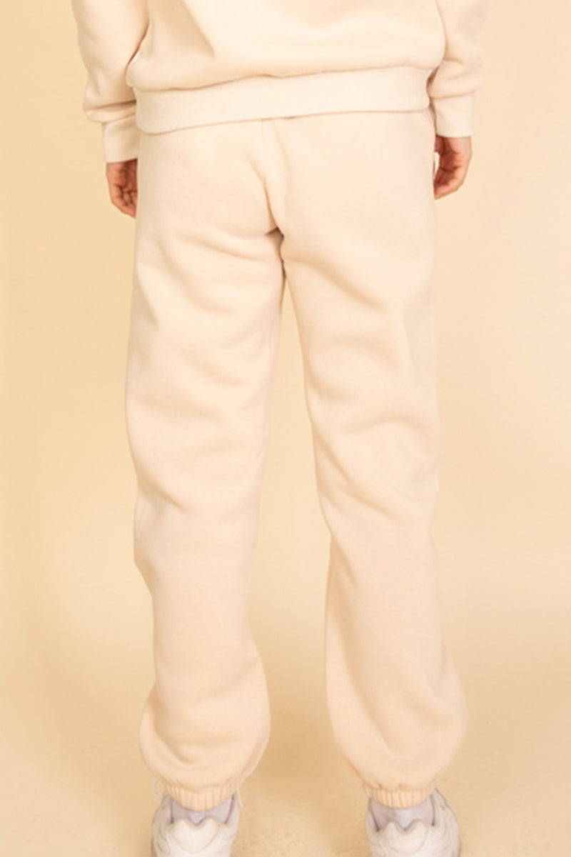 Poly Fleece Elastic Waist Joggers