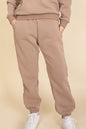 Poly Fleece Elastic Waist Joggers