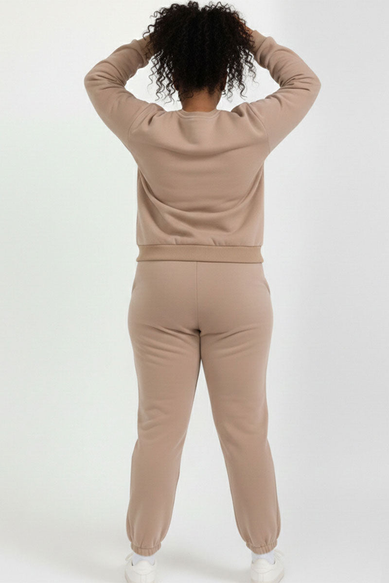 Plus Size Classic Poly Fleece Crewneck Pullover