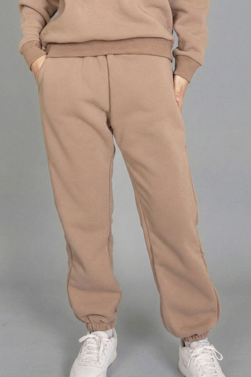 Poly Fleece Elastic Waist Joggers