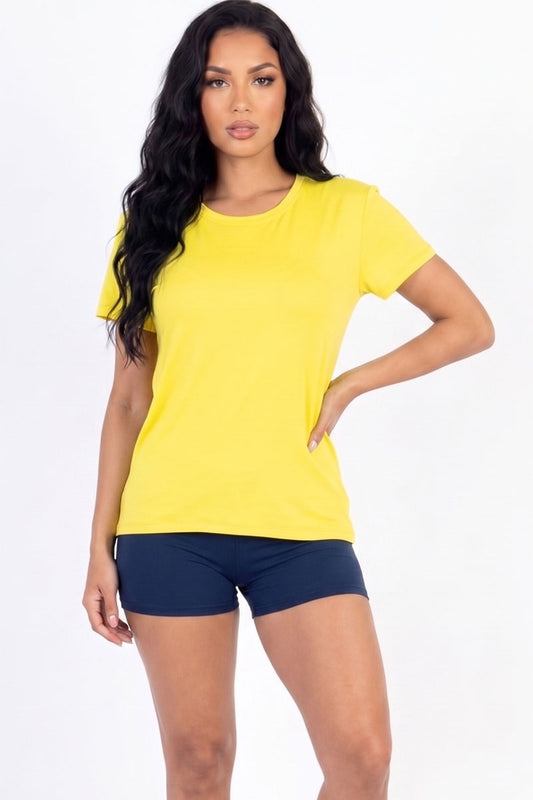 Camiseta básica manga corta