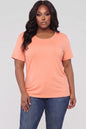 Plus Size Basic Short Sleeve T-shirt