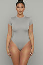 Short Sleeve Crew Neck Bodysuit