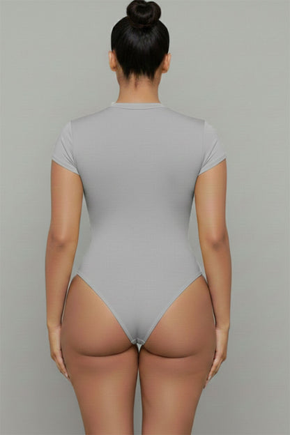 Short Sleeve Crew Neck Bodysuit