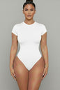 Short Sleeve Crew Neck Bodysuit