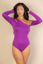 One Shoulder Cut Out Bodysuit - Capella Apparel