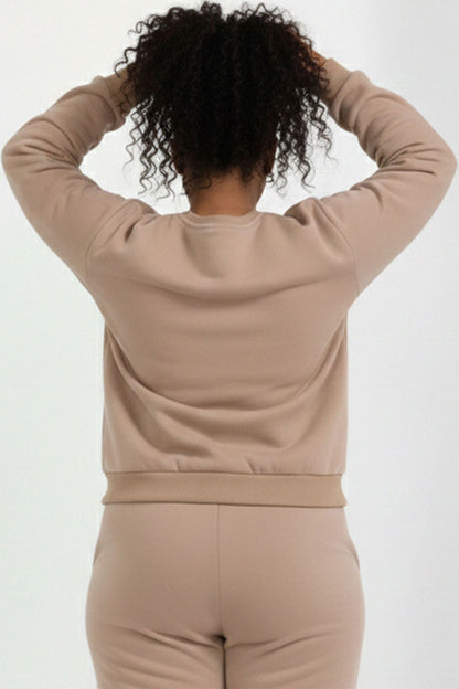 Plus Size Classic Poly Fleece Crewneck Pullover