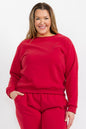 Plus Size Classic Poly Fleece Crewneck Pullover