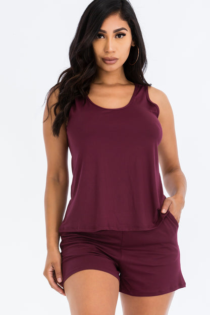 Comfy Tank Top & Shorts Set - Capella Apparel