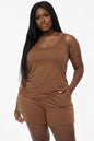 Plus Comfy Tank Top & Shorts Set (CAPELLA)