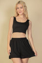 Crop Tank Top and Shorts Set - Capella Apparel