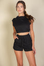 Cap Sleeve Top and Shorts Sets