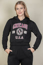 Graphic Drop Shoulder Pull Over Hoodie - Capella Apparel