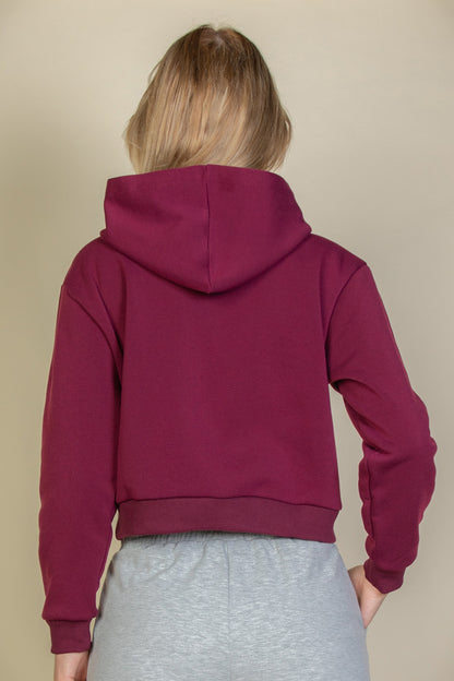 Graphic Drop Shoulder Pull Over Hoodie - Capella Apparel