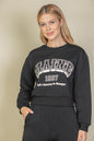 Graphic Drop Shoulder Sweatshirt - Capella Apparel