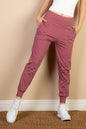 High Waisted Wide Waistband Joggers - Capella Apparel