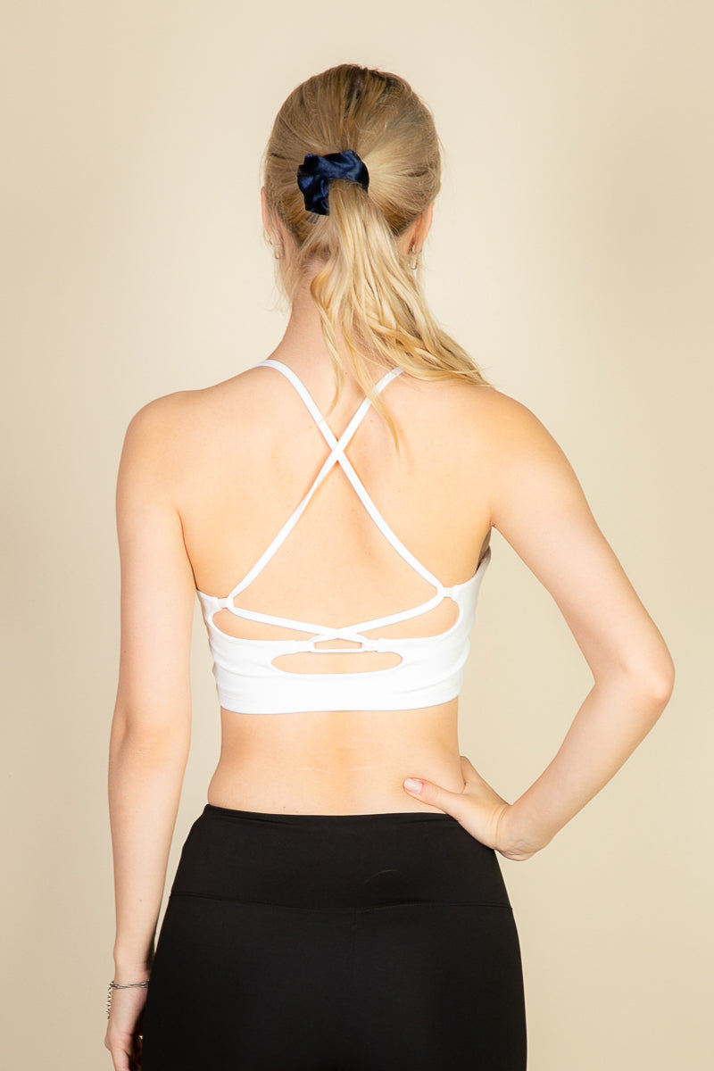 Criss Cross Back Sports Bra - Capella Apparel