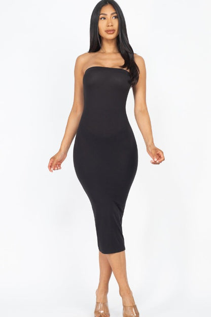 Tube Bodycon Midi Dress - Wholesale Capella Apparel