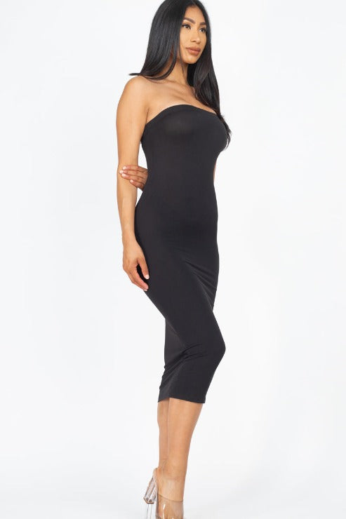 Tube Bodycon Midi Dress - Wholesale Capella Apparel