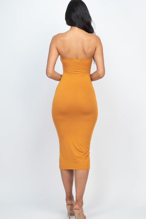 Tube Bodycon Midi Dress - Wholesale Capella Apparel