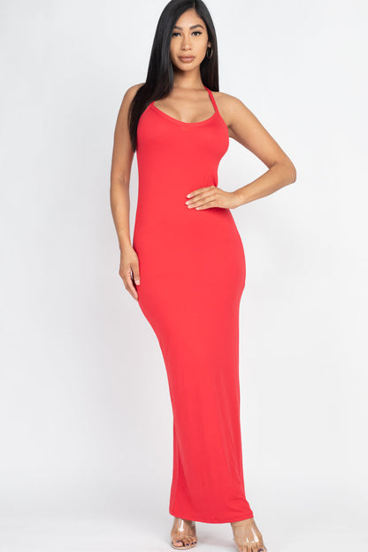 Racer Back Maxi Dress (CAPELLA) - Capella Apparel