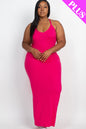 Plus Size Racer Back Maxi Dress - Wholesale Capella Apparel