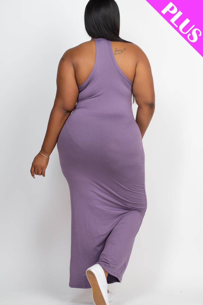 Plus Size Racer Back Maxi Dress - Wholesale Capella Apparel