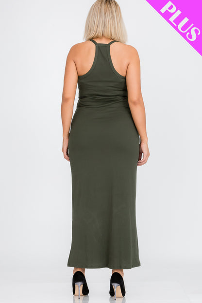 Plus Size Racer Back Maxi Dress - Wholesale Capella Apparel