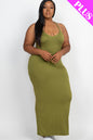 Plus Size Racer Back Maxi Dress - Wholesale Capella Apparel