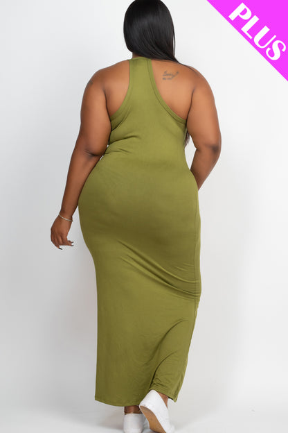 Plus Size Racer Back Maxi Dress - Wholesale Capella Apparel