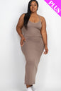 Plus Size Racer Back Maxi Dress - Wholesale Capella Apparel