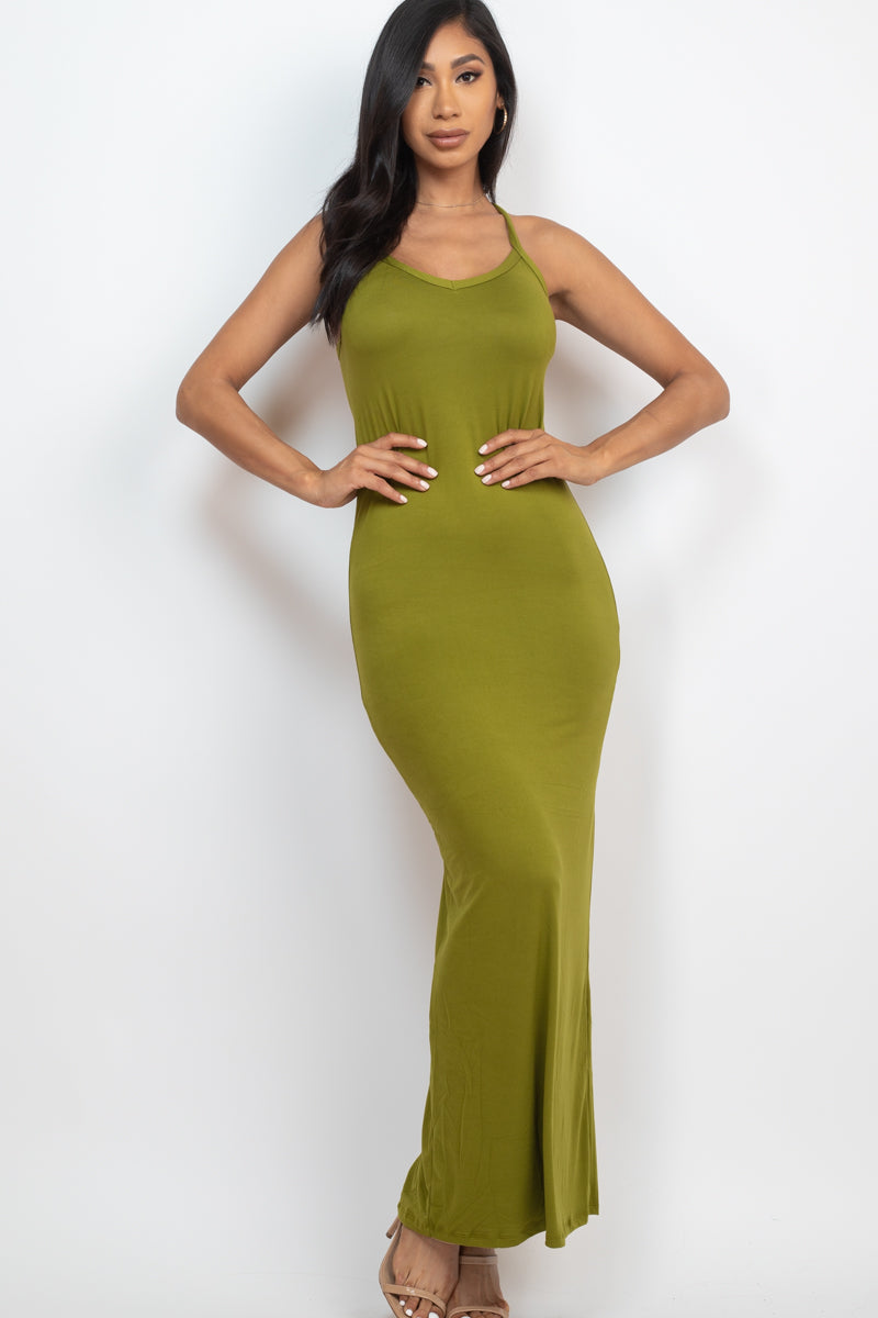 Racer Back Maxi Dress - Wholesale Capella Apparel