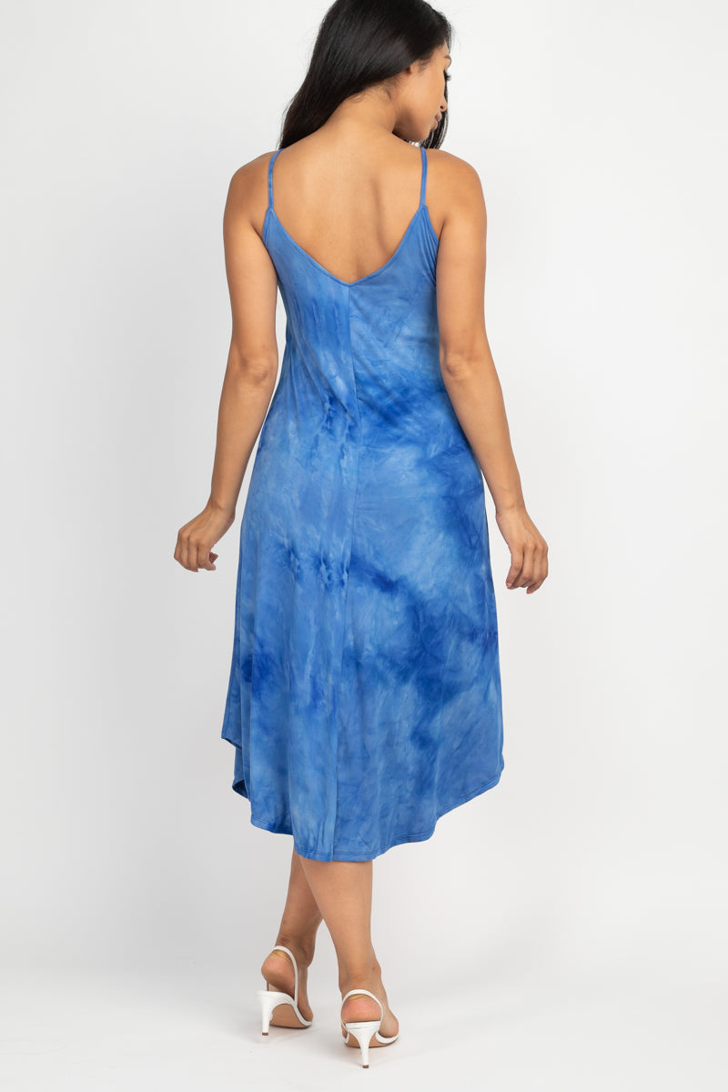 Tie-dye Round Hem Dress - Wholesale Capella Apparel