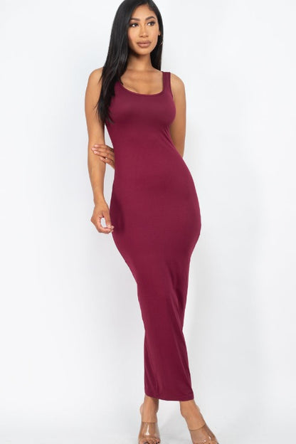 Solid Basic Maxi Dress - Wholesale Capella Apparel