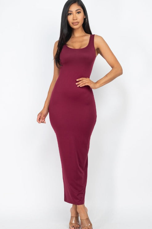 Solid Basic Maxi Dress - Wholesale Capella Apparel