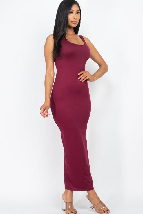 Solid Basic Maxi Dress - Wholesale Capella Apparel