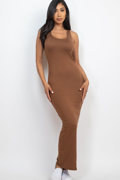 Solid Basic Maxi Dress - Wholesale Capella Apparel