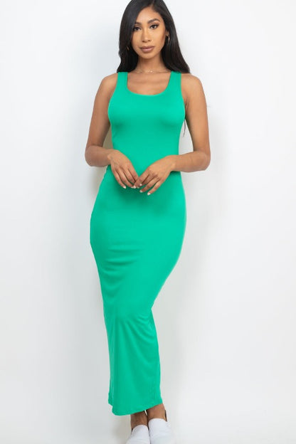 Solid Basic Maxi Dress - Wholesale Capella Apparel