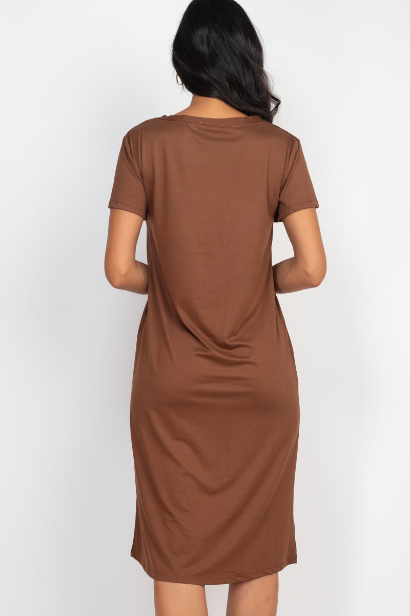 Loose Fit Short Sleeve Dress (CAPELLA) - Capella Apparel