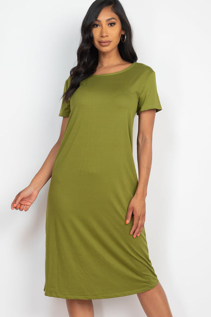 Loose Fit Short Sleeve Dress (CAPELLA) - Capella Apparel