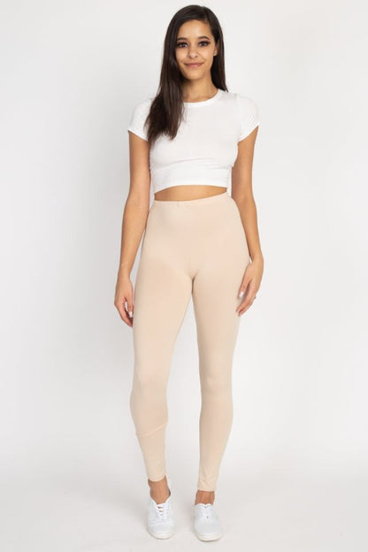 Solid Leggings - Capella Apparel