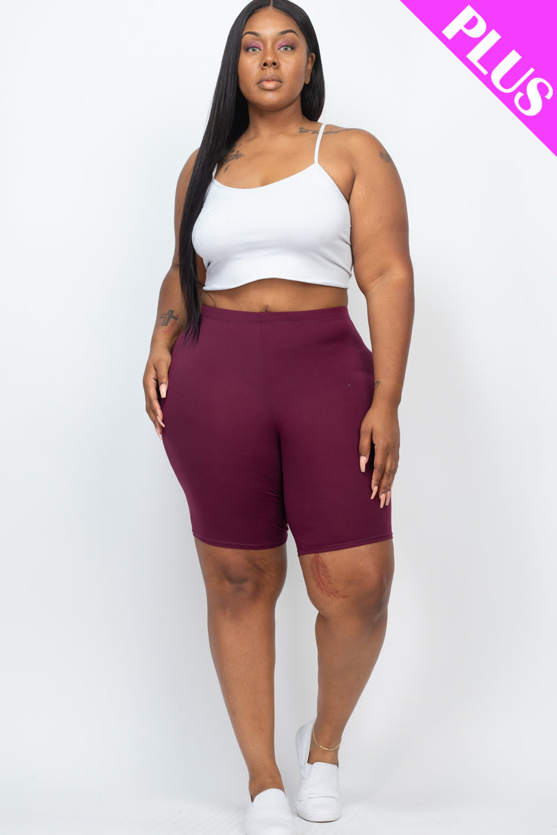 Plus Size Bike Shorts - Wholesale Capella Apparel