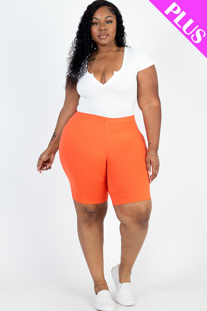 Plus Size Bike Shorts - Wholesale Capella Apparel