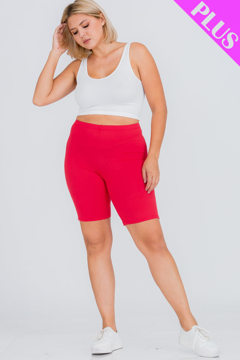 Plus Size Bike Shorts - Wholesale Capella Apparel